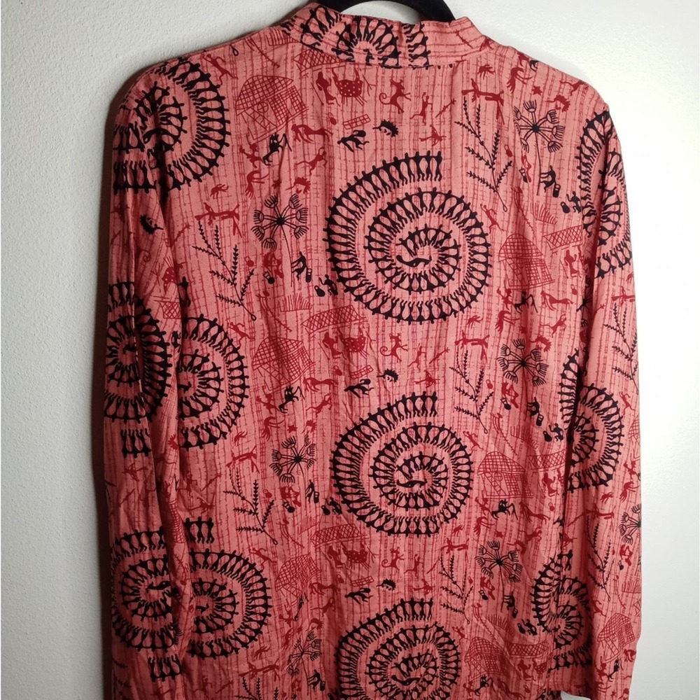 Rajasthani Hand Block Printed Eco-Friendly Blouse - L - Picture 6 of 8